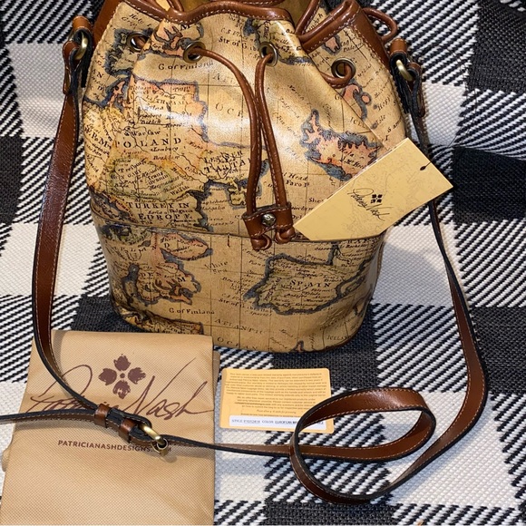 Patricia Nash Bags Patricia Nash Brindisi Style Euro Map Pattern